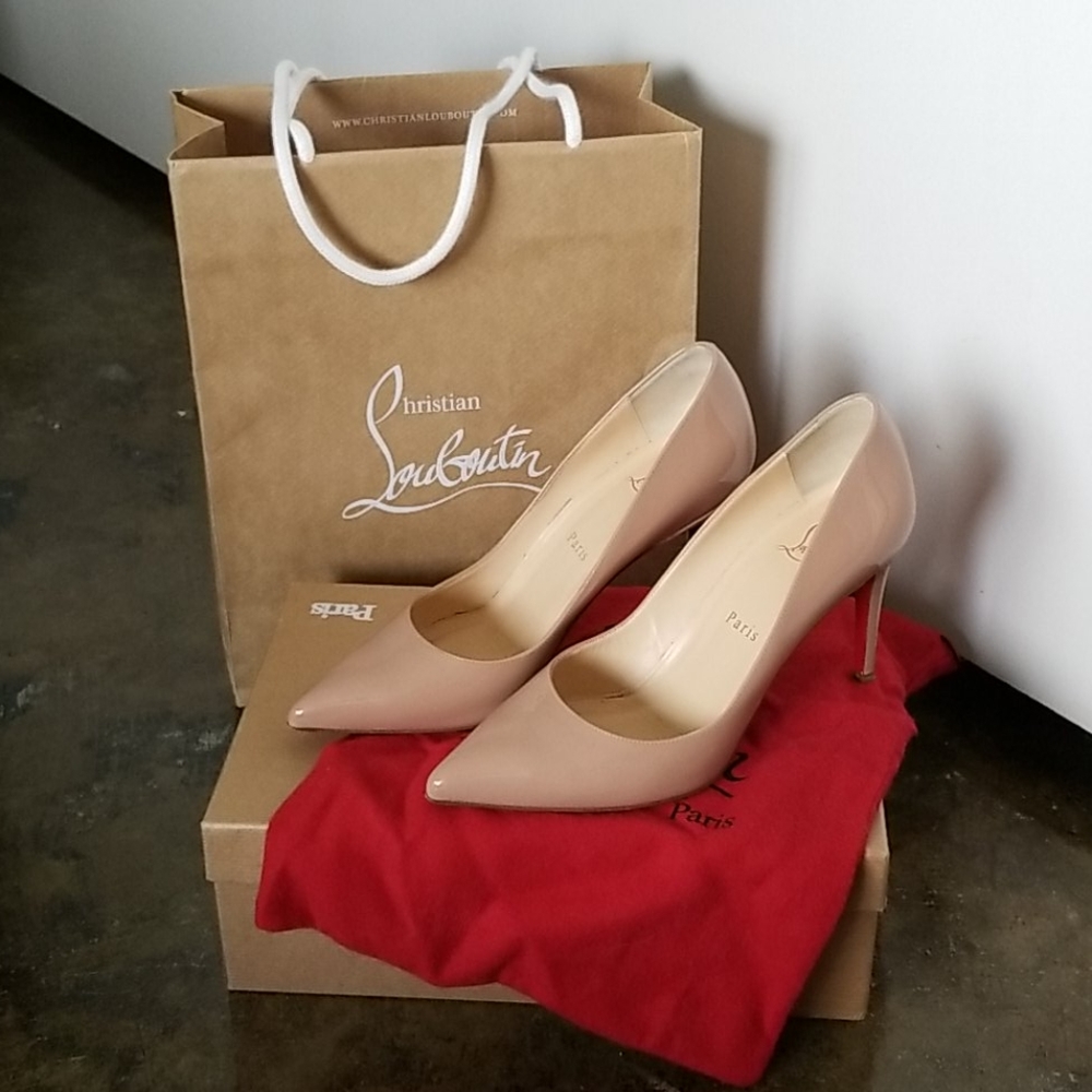 Louboutin Pigalle 85 Patent Calf - size 38